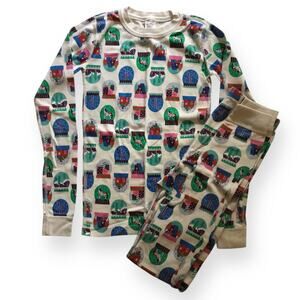 Hanna Andersson organic snow globes pajamas